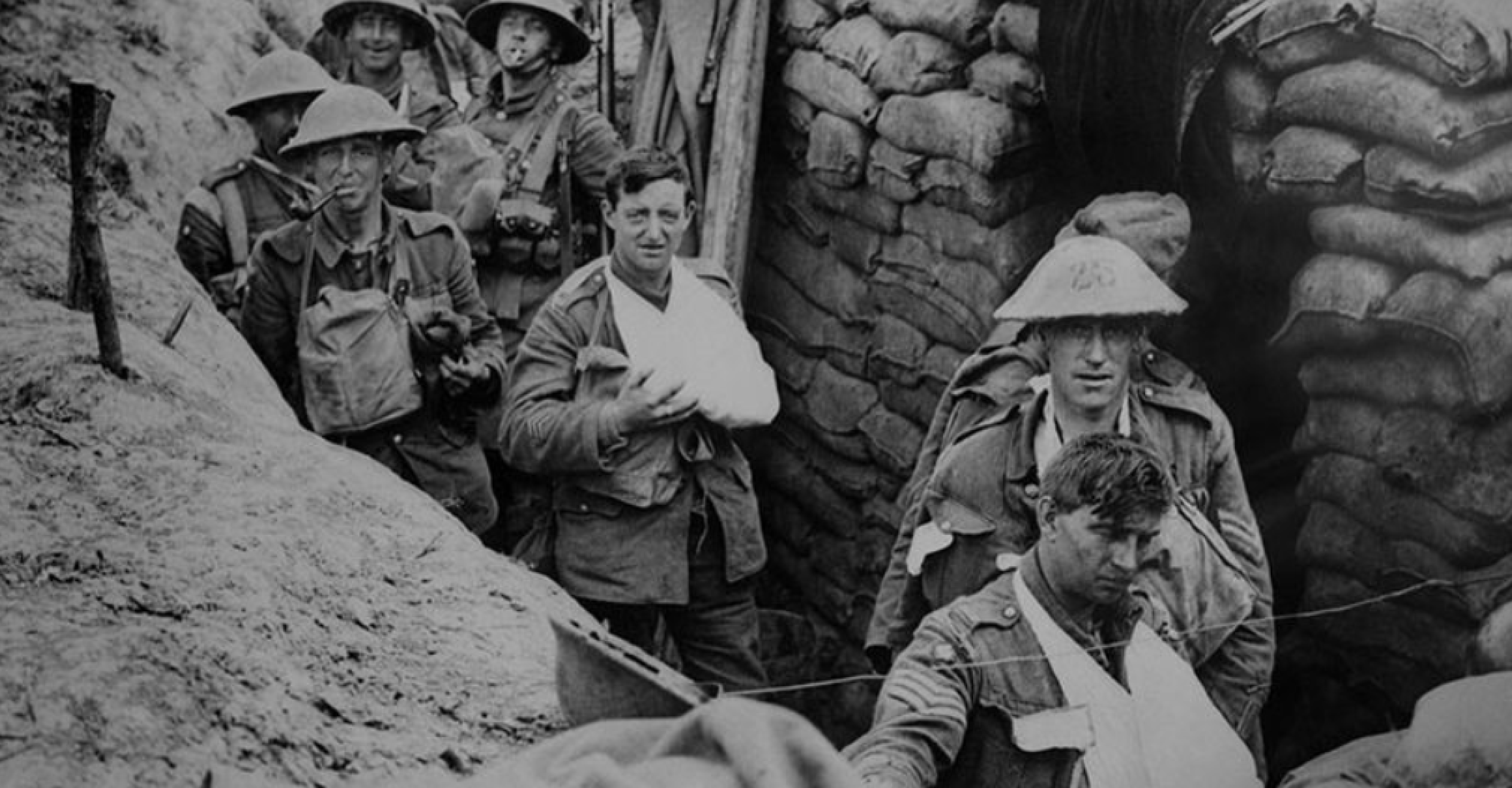 World War One trenches