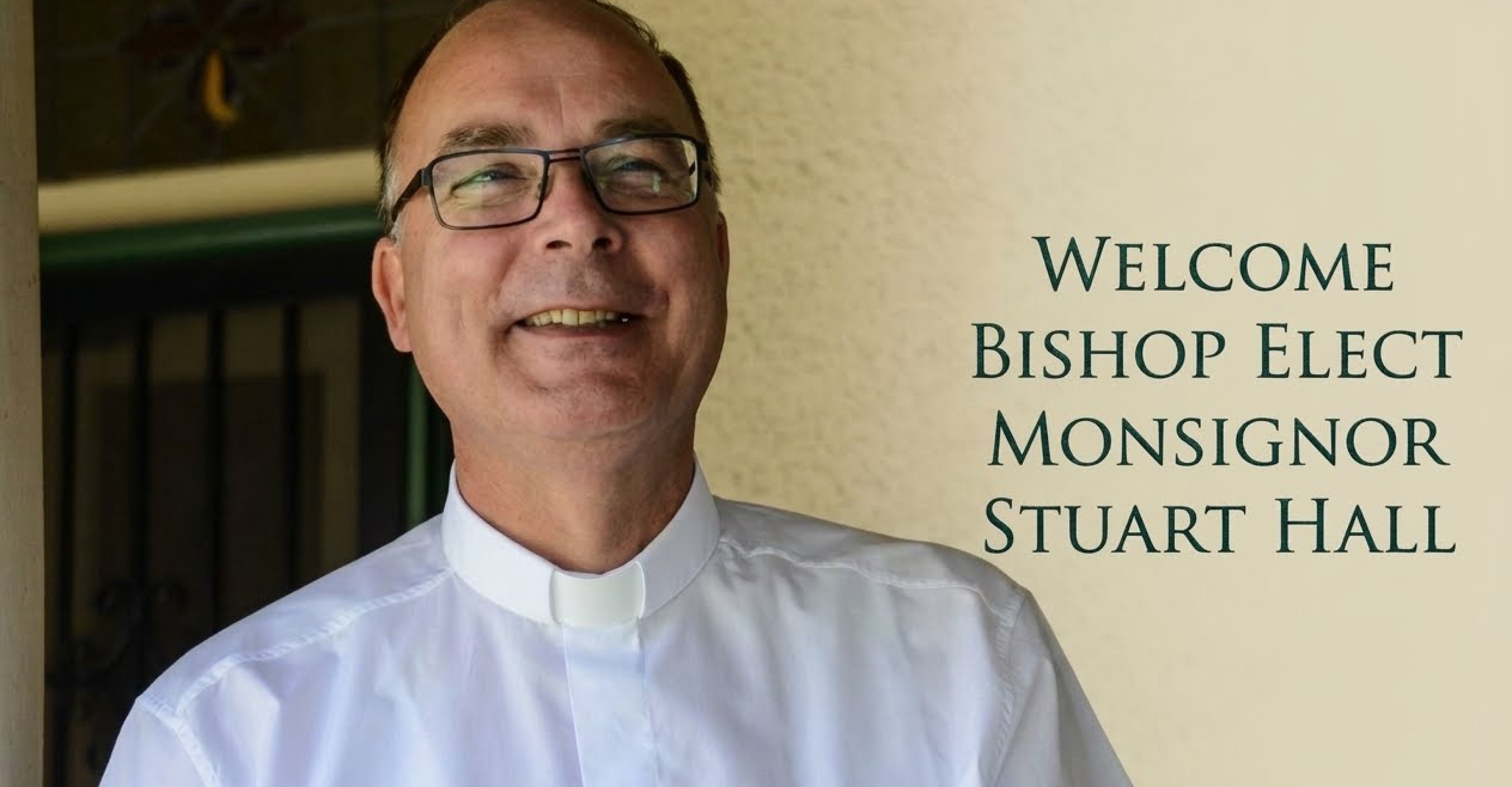 Bishop-Elect Stuart Hall News Banner