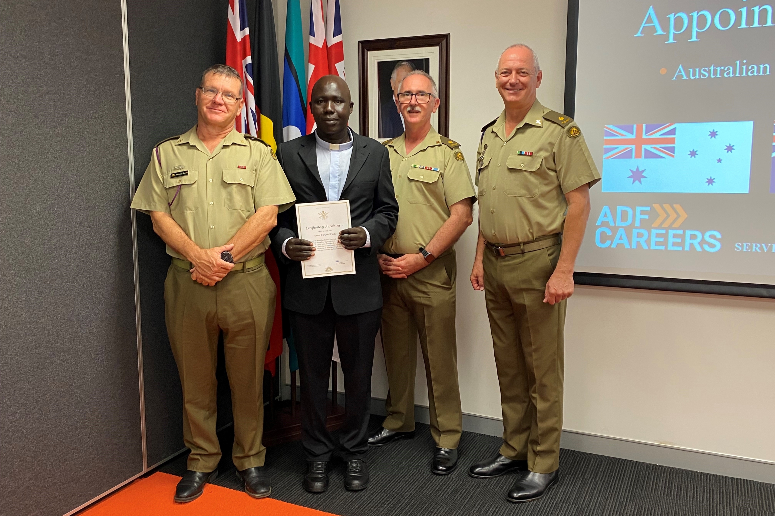 Fr Ernest Kandie joining Norforce as reservist