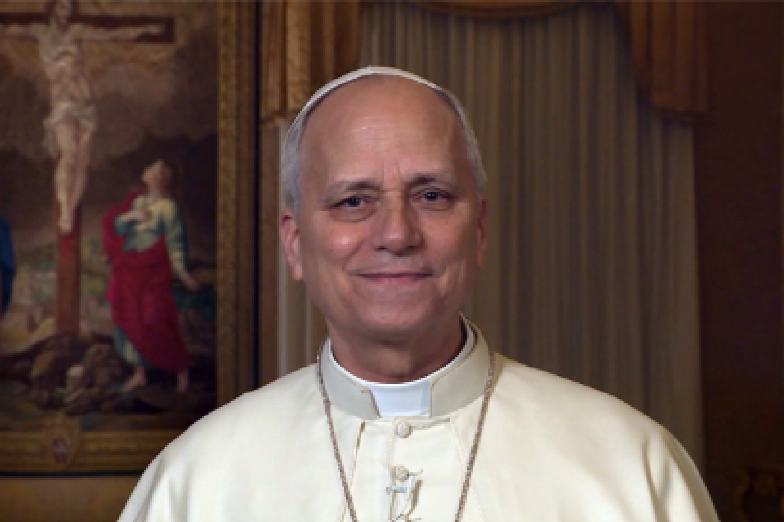 Pope Leo XIV at the mass of the Holy Assumption of the Virgin Mary